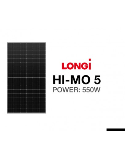 PANOU SOLAR LONGI hi-MO Hi-MO 550W 550W 49.80 – 41.95 V LONGI