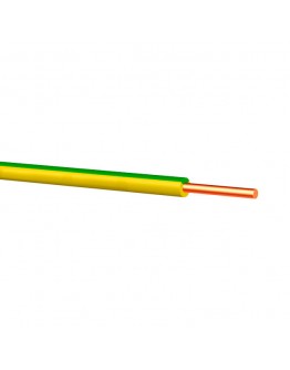 Fir electric PV1 1 x 6 mm² galben/Verde