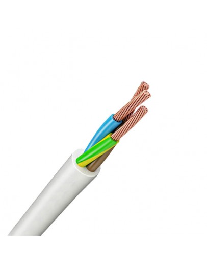Fir electric PVS 3 x 1.5 mm² alb