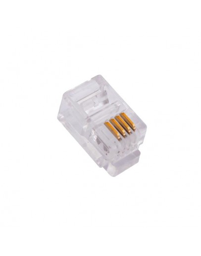 Conector pentru cabluri şi fire electrice RJ-11