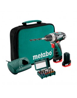 Maşină de înşurubat cu acumulator PowerMaxx BS Set 11W Metabo