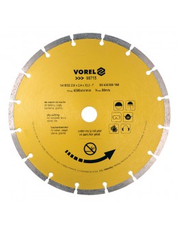 Disc diamant 230 mm Vorel