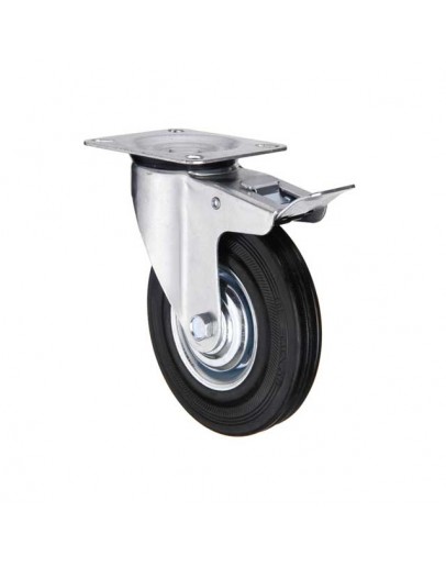 Roata mobilă de cărucior cu frână