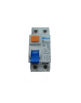 Intreruptor diferential KVD1-63 2P 50A 30mA Kasan