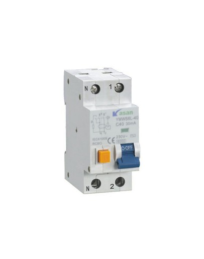 Intreruptor diferential ID (УЗО) 2P 40A 30mA Kasan