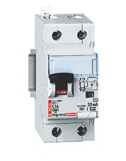 Intrerupator automat diferential DX3 LR 1P+N 16A 30mA Legrand