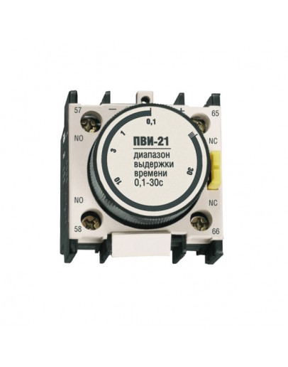 Bloc contact de timp PVI 21 IEK