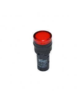 Lampa de semnalizare AD16-16DS 220 V rosu Kasan