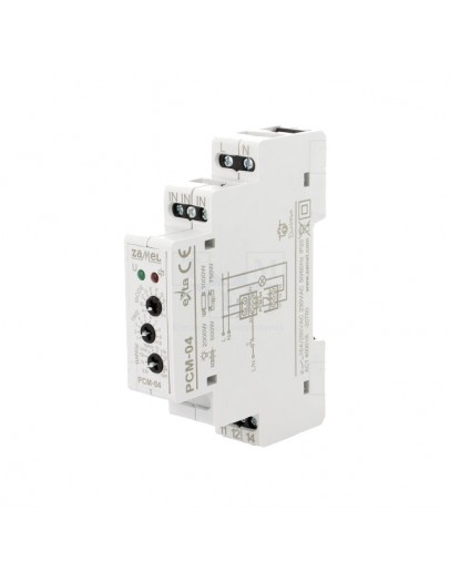Releu de timp PCM-04 230 V IP20 Zamel