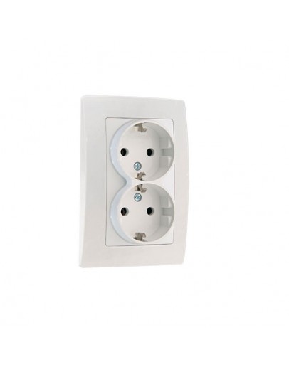 Priza dubla 16A 250V Makel