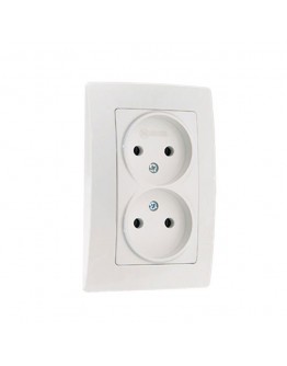 Priza dubla 16A 250V Makel