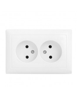 Priza dubla 10A 250V Elmos