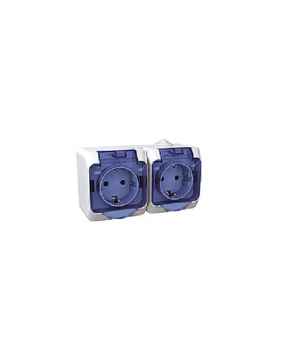 Priza dubla 16A 250V Schneider