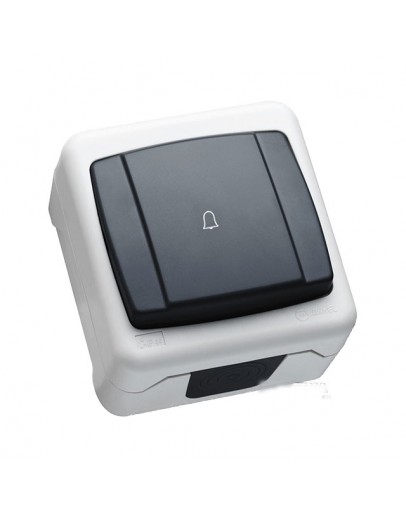 Intrerupator buton sonerie exterior 250V Makel