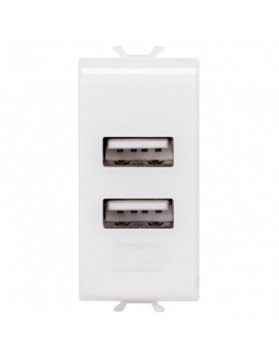 Priza dubla USB verticala