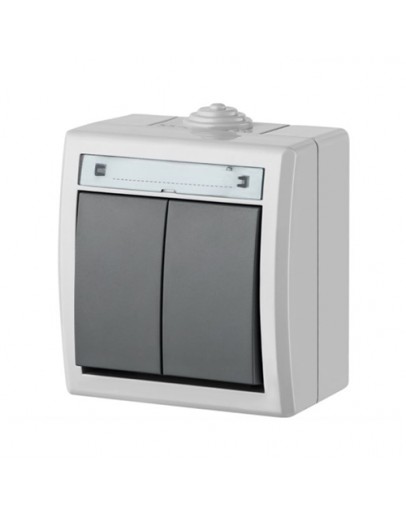 Intrerupator dublu LNT exterior