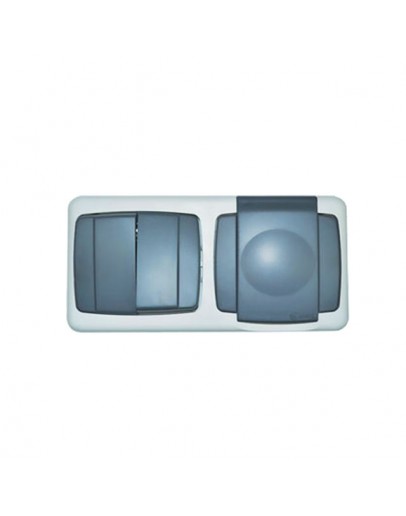 Intrerupator dublu exterior 250V Makel