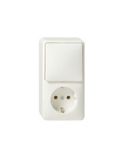 Intrerupător + priză exterior 250V Makel